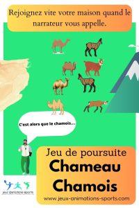 Jeu chameau-chamois - Jeu de réflexes