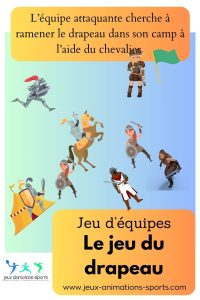 Jeu d'équipes - Jeu du drapeau