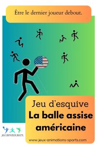 Variante de la balle américaine - La balle assise américaine