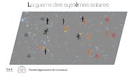 La guerre des systèmes solaires: création Jeux Animations Sports, un jeu d'équipe avec ballons.