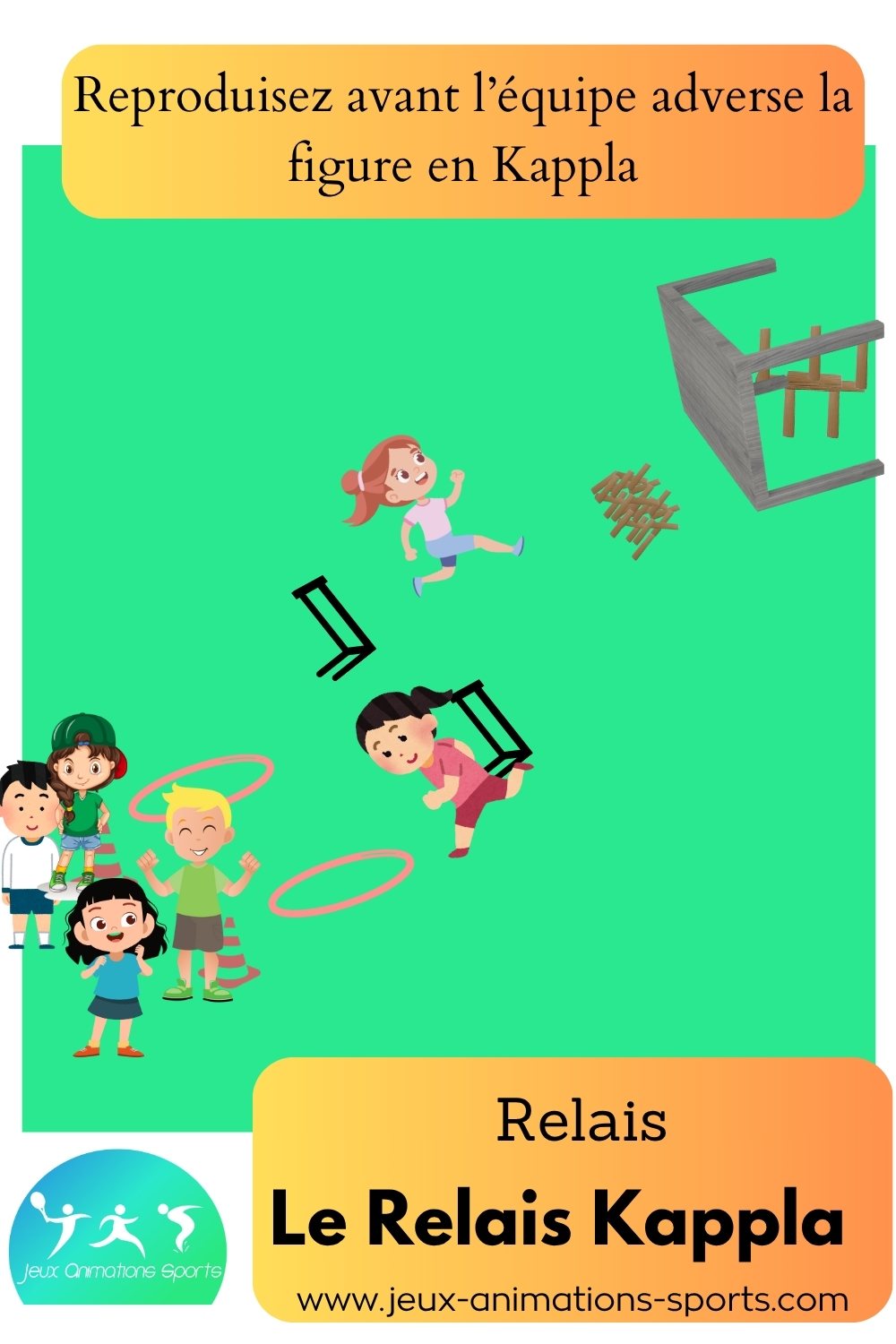 Relais Kappla, Jeu sportif avec des Kapplas
