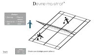 Exercice de stratégie de jeu badminton - Devine ma strat